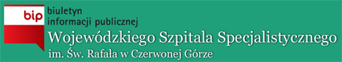 Biuletyn Informacji Publicznej Wojewódzkiego Szpitala Specjalistycznego im. św. Rafała w Czerwonej Górze